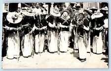 Patzcuaro Michoacan Mexico Postcard Dance of the Old Men c1950's RPPC Photo picture