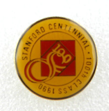 Vintage Stanford University Centennial 100th Class 1990 Enameled Lapel Pin EUC picture