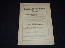 1905 A COMPLETE HANDBOOK OF RELIGIOUS PICTURES MANUAL - J 7983 picture