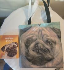 Fiddler's Elbow Pug Tote/Cotton Duck With Rain Cote Polymer Coating 12x13x5.5 picture