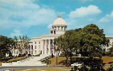 Montgomery AL Alabama State Capitol Downtown 1970s Patriotic Vtg Postcard O9 picture