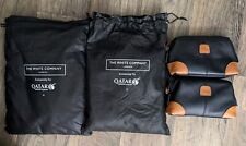 4 Sets Of Pajamas  BRIC'S Qatar Airways Business Class Bag Navy Blue Castello picture