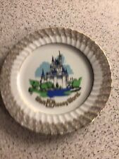 Vintage Walt Disney World Castle China  Plate picture