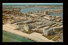 Postcard Aerial St. Petersburg Beach Florida Howard Johnsons Sandpiper Resort picture
