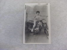 Vintage Triumph Motorcycle 1965? real photo? postcard  picture