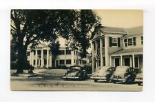 East Walpole MA postcard, cars outside Bird & Son (not sons), office building picture