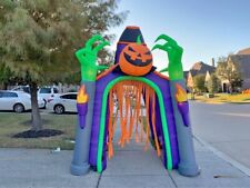 Gemmy Halloween 2017 10.5 Airblown Inflatable Haunted House Prop Decor picture
