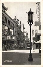 Chinatown San Francisco CA California 1940's Cars Postcard B421 picture