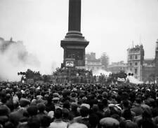 Suez Crisis 1956 - Anti-war rally in Trafalgar Square 2nd November- Old Photo picture