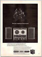 Sony Sterecorder 500 Superscope  Vintage Dec, 1963 Full Page Print Ad picture