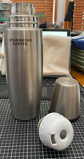 Starbucks 2008 Stainless Steal Thermos Hot or Cold - Coffee or Tea- 16 oz picture