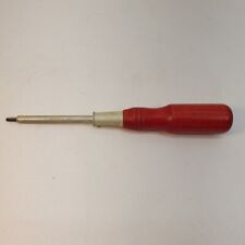Vintage P L Robertson Socket Screwdriver Red Wooden Handle, Made in Canada picture