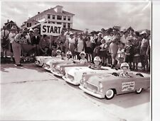 1956 Ford Thunderbird Pedal Cars Jr Century Club Speed Trials 8 x 10 Photo picture