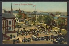 1912 Canada ~ Brantford, Ont ~ Corner of Market ~ Crowd & Horses, Wagons, Carts picture