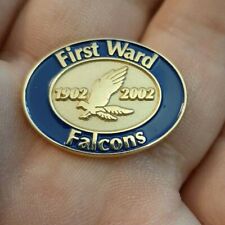 Vintage FIRST WARD FALCONS 1902-2002 Metal Pinback picture