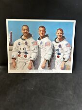 Vintage NASA lithograph Apollo 9 Prime Crew of 3rd Manned mission 1969 picture