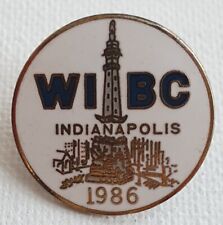 Vintage 1986 WIBC INDIANAPOLIS INDIANA Women's Interation' Bowling Congress Pin picture