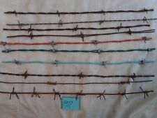 Antique Barbed Wire, 10 DIFFERENT PIECES, #Bdl 87 picture