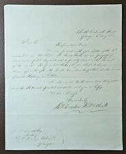 1849 Hill, Davidson, Hill & Clark, South Frederick St, Glasgow Letter to GPK&AR picture