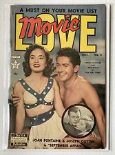 Movie Love #5 1.5 FR/GD 1950 Famous Funnies Joseph Cotton Ann Blyth Terry Moore picture