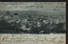 Old Postcard 1899 View Bauerberg Germany Interesting Post Mark Cancel Antique picture