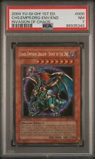 2004 Yu-Gi-Oh IOC-000 CHAOS EMPEROR DRAGON 1st Edition PSA 7 NM picture