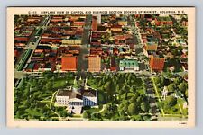 Columbia SC-South Carolina, Aerial View, Business, Capitol, Vintage Postcard picture