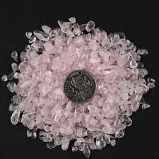 100g/Lot AAA Natural Pink Rose Quartz Chip Stone Healing Crystal Gems Specimens picture