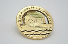 God Keeps His Promises Ark Vintage Lapel Pin picture