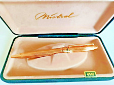 Gift for author and writers gold tone writing pen instrument Mistral new picture