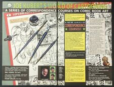 Joe Kubert's World of Cartooning Course Print Ad Comic Poster Art PROMO Original picture