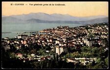 Postcard Cannes General view from Californie France picture