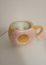Sheffield Home Ceramic 16oz Pink Frosted Donut Coffee Mug picture