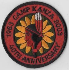 1963-2003 Camp Kanza  BSA Patch BLACK Bdr. [CA4038] picture