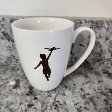 Storyville Coffee Company Cup Boy Plane White Brown Seattle Washington Mug picture