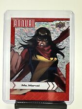 2022-23 Upper Deck Marvel Annual - MS. MARVEL - Silver Sparkle picture
