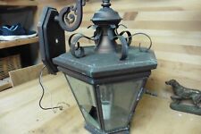 vintage Lamp Copper Ornate Fixture outdoor gothic victorian  picture