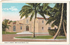 Public Library-West Palm Beach, Florida FL-1924 postcard picture
