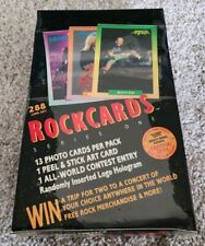 Rock Cards 1991 Music Trading Cards - Factory Sealed Box 288 Cards NEW Unopened picture