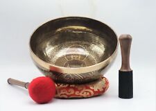 Stunning 11 inches Tibetan Mantra singing bowl, handmade in Nepal, meditation. picture