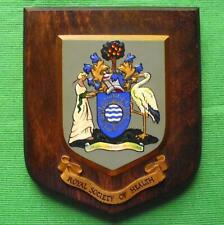 Vintage Royal Society of Health University College School Crest Shield Plaque  z picture