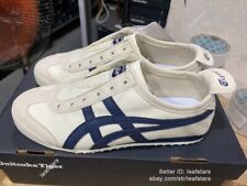 Hot Onitsuka Tiger Unisex MEXICO 66 SLIP-ON Shoes Birch/Midnight 1183A360-205 picture