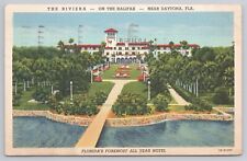 Postcard The Riviera on the Halifax Hotel Near Daytona Florida picture