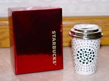 2014 Starbucks Swarovski Crystal Ceramic Ornament, Coffee Cup Limited Edition picture