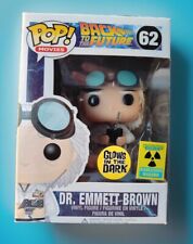 GRAIL Funko Pop Back to the Future - Dr Emmett Brown Glow Exclusive #62 w/Prtctr picture
