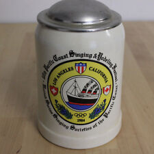 Vintage Beer Stein 18th Pacific Yodeling Festival 1984 Franzka Ceramics USA picture