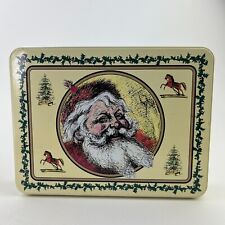 Old World Santa Clause Great Lakes Confectionery Christmas Cookie Storage Tin picture