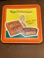 Reeses Peanut Butter Cup Tin Box Hershey Canister Vintage Reese's Box 1997 picture