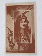 c1910 NATIVE AMERICAN INDIAN PRINCESS ART POSTCARD picture