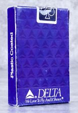 Vintage Delta Airlines Playing Cards Blue Deck Sealed  picture